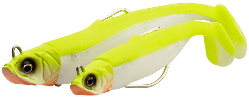 Фото  Силикон Savage Gear Savage Minnow WL 100mm 16.0g Sinking Green Silver (2+1 шт/уп)