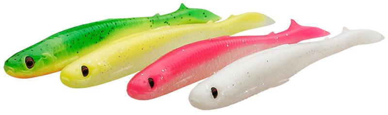 Фото  Силикон Savage Gear Slender Scoop Shad 110mm 7.0g Dark Water Mix (4 шт/уп)