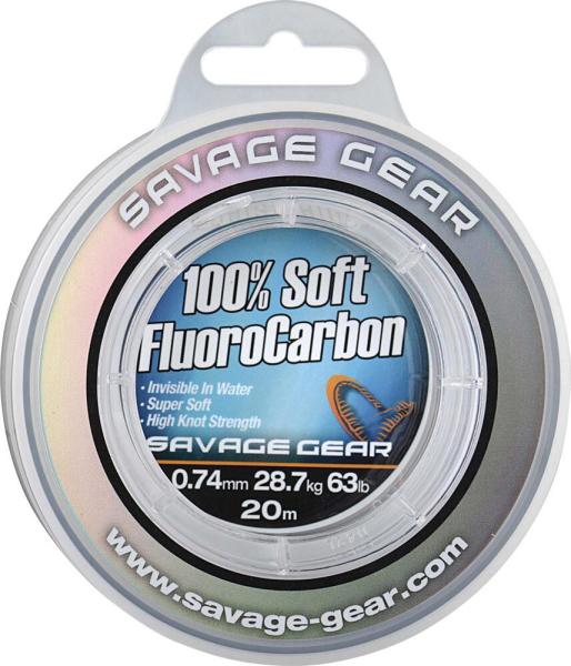 Фото  Флюорокарбон Savage Gear Soft Fluorocarbon 40m 0.36mm 8.4kg Clear