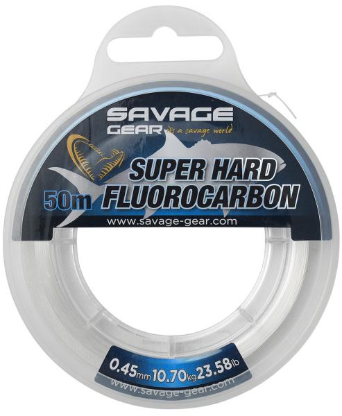 Фото  Флюорокарбон Savage Gear Super Hard 50m 0.68mm 22.40kg Clear