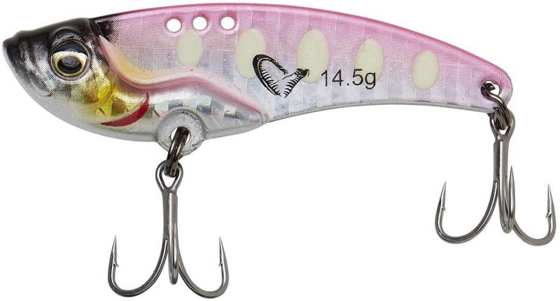 Фото  Цикада Savage Gear Vib Blade SW 35mm 4.0g Pink Glow Dot