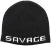 Шапка Savage Gear Logo Beanie One size ц:black/white