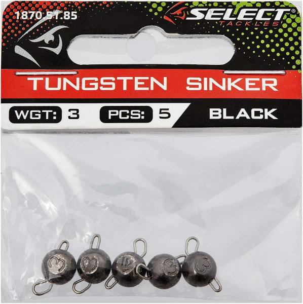 Фото  Груз-головка Select вольфрамовая 8.0g ц:черный