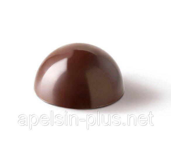 Фото  Поликарбонатная форма для шоколада Полусферы 32 ячейки диаметр 2,7 см