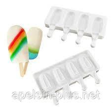 Фото Силиконовые формы для выпечки Силиконовая форма для десертов и мороженого эскимо 7 см