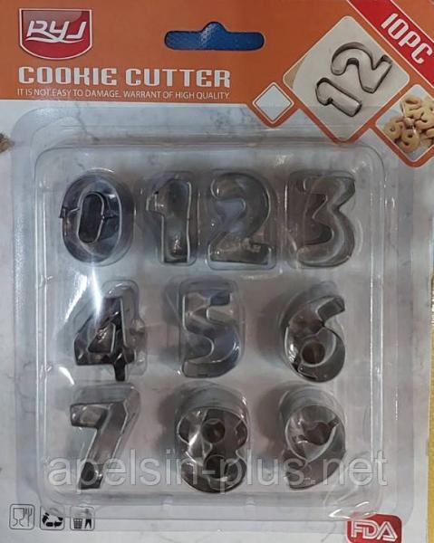 Фото  Вырубка кондитерская для печенья Цифры 2,5 см опт
