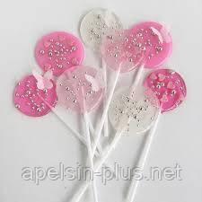 Фото  Молд силиконовый для леденцов изомальта и шоколада Круги на 6 ячеек