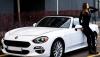 Кабриолет на свадьбу Fiat 124 Spider белый без водителя