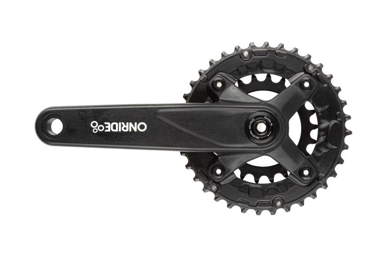 Фото ВЕЛОЗАПЧАСТИНИ, ТРАНСМІСІЯ, ШАТУНИ, Шатуни Onride Шатуни ONRIDE Duet Pro 1120, Hollowtech, 170 мм, 22-36Т, BCD 104/64, 11/10/9 шв., з кареткою, чорний