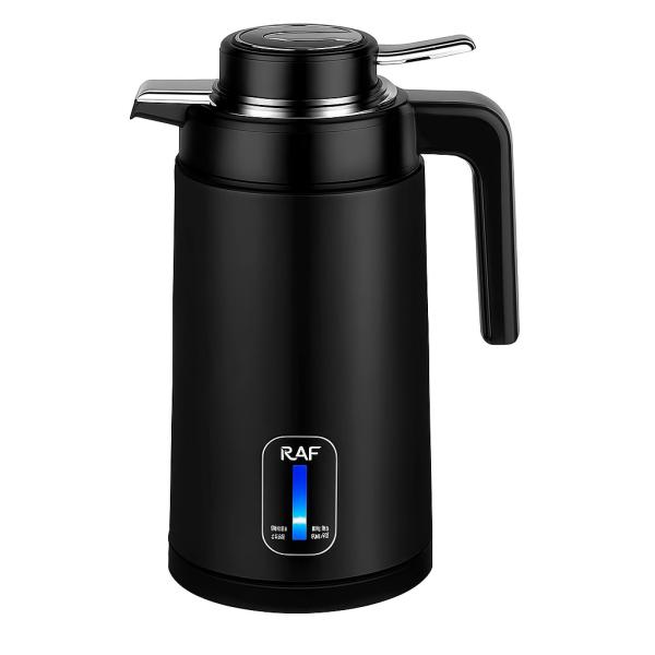 Фото Все для кухни Чайник электрический с индикатором температуры на 2.7л RAF R.7811 Черный