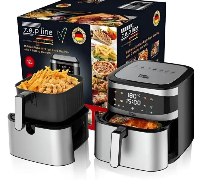 Фото Все для кухни Кухонная аэрофритюрница Zepline ZP-216 на 12 л, 4200 Вт, мультипечь с большой чашей, фритюрница без масла