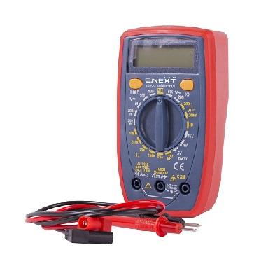 Фото Контрольно-измерительные приборы и автоматика, Клещи, тестеры, мультиметры, указатели напряжения, амперметры, вольтметры, регуляторы, сигнализаторы Цифровой мультиметр e.tool.multitest.01 E.NEXT