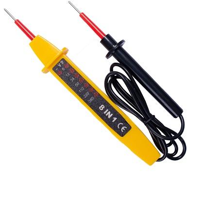 Фото Контрольно-измерительные приборы и автоматика, Клещи, тестеры, мультиметры, указатели напряжения, амперметры, вольтметры, регуляторы, сигнализаторы Двухполюсный индикатор напряжения e.tool.test11 E.NEXT