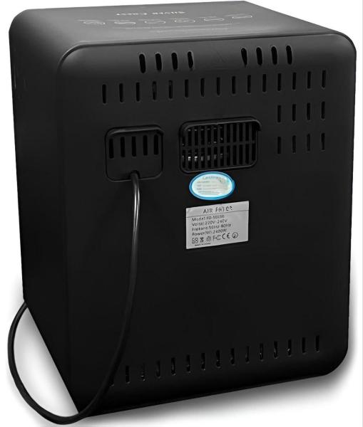 Фото Все для кухни Аэрогриль электрический Silver Crest 15 л 3000 Вт, мультипечь с сенсорным управлением, черная