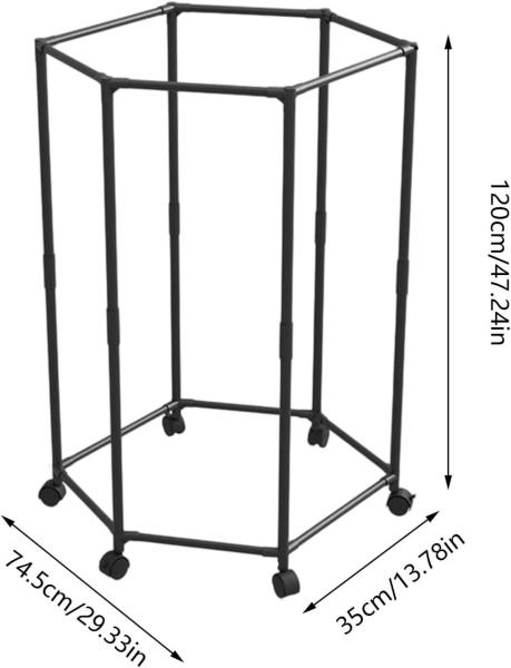 Фото Товары для дома и сада Напольная вешалка для одежды с поворотным механизмом на 360° и колесами