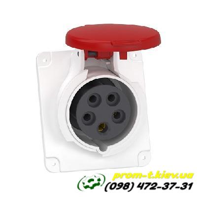 Фото Разъемы и соединители, Силовые разъемы Розетка кабельная стационарная 16А 3P+N+E IP44 380В PratiKa Schneider Electric