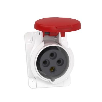 Розетка кабельная стационарная 32А 3P+E IP44 380В PratiKa Schneider Electric