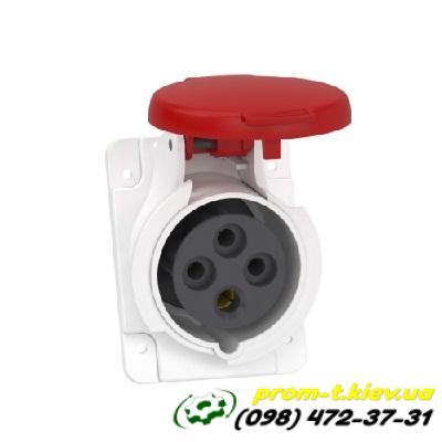 Фото Разъемы и соединители, Силовые разъемы Розетка кабельная стационарная 32А 3P+E IP44 380В PratiKa Schneider Electric