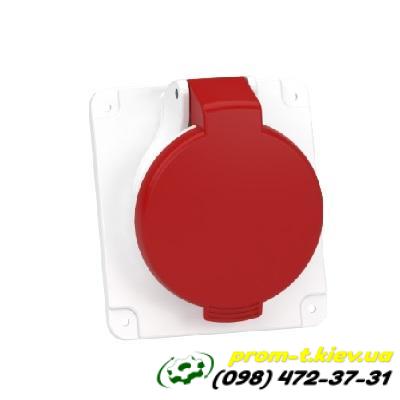 Фото Разъемы и соединители, Силовые разъемы Розетка кабельная стационарная 32А 3P+N+E IP67 380В-415В PratiKa Schneider Electric