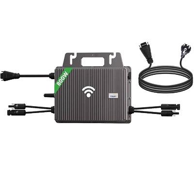 Фото Инверторы, ИБП, аккумуляторы Инвертор микро TSUN TSOL-MS800 2 МРРТ в комплекте с кабелем