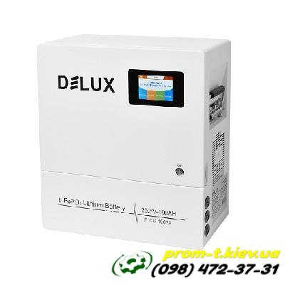 Фото Инверторы, ИБП, аккумуляторы Аккумулятор LFB 25.6V 100Ah DELUX литиевый LiFePO4