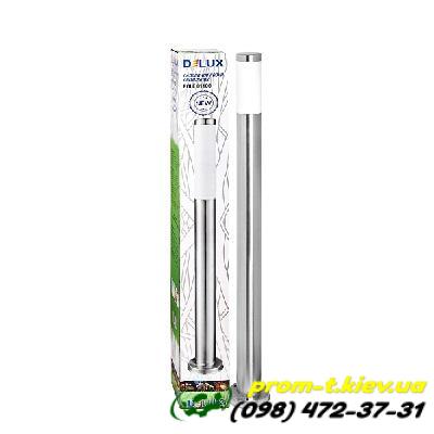 Фото Светильники, прожекторы, светодиодные, уличные, потолочные, подвесные, промышленные, точечные, Светильник DeLux Светильник садово-парковый POLE 01100 E27 нержавеющая сталь