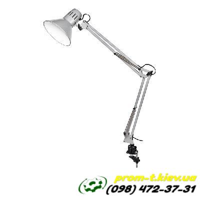 Фото Светильники, прожекторы, светодиодные, уличные, потолочные, подвесные, промышленные, точечные, Светильник DeLux Светильник настольный (лампа) на струбцине DeLux TF-06 Е27 серый