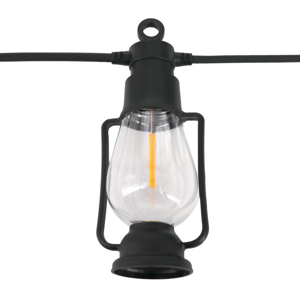 Фото  Гирлянда ретро-лампы подвесные 220 В, тёплый свет, уличная SFK-49