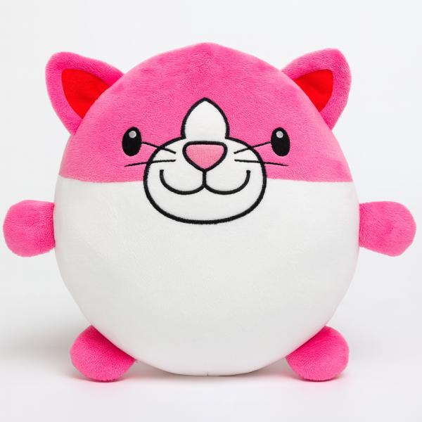 Фото Детский мир, детские товары Детский плед-толстовка Huggle Hoodie «Сладкая мечта» (розовый) — мягкий флисовый худи с капюшоном и рукавами