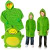 Детский плед-толстовка Huggle Hoodie «Лесное приключение» (зелёный) — уютный плед-худи 3 в 1 для игр и отдыха