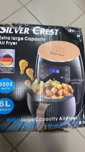 УЦЕНКА! Аэрофритюрница Silver Crest S-18, 6л, 3000Вт, сенсорное управление, до 200°C (Плохая упаковка 3122)