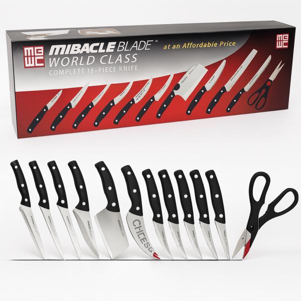 Фото  УЦЕНКА! Набор профессиональных кухонных ножей Miracle Blade 13 в 1 (Плохая упаковка 3127)