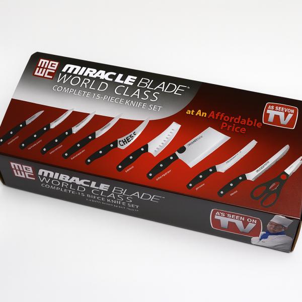 Фото  УЦЕНКА! Набор профессиональных кухонных ножей Miracle Blade 13 в 1 (Плохая упаковка 3127)