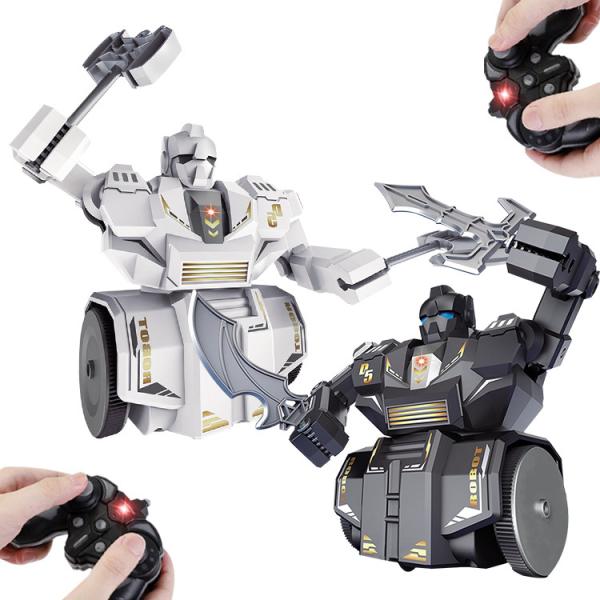 Фото Детский мир, детские товары Интерактивный боевой робот JJRC R33 с пультом | ИК-управление, свет, звук, стрельба, танцы