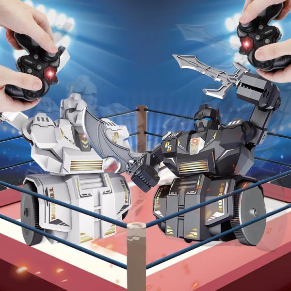 Фото Детский мир, детские товары Интерактивный боевой робот JJRC R33 с пультом | ИК-управление, свет, звук, стрельба, танцы