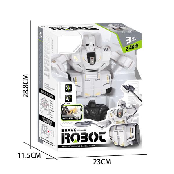 Фото Детский мир, детские товары Интерактивный боевой робот JJRC R33 с пультом | ИК-управление, свет, звук, стрельба, танцы