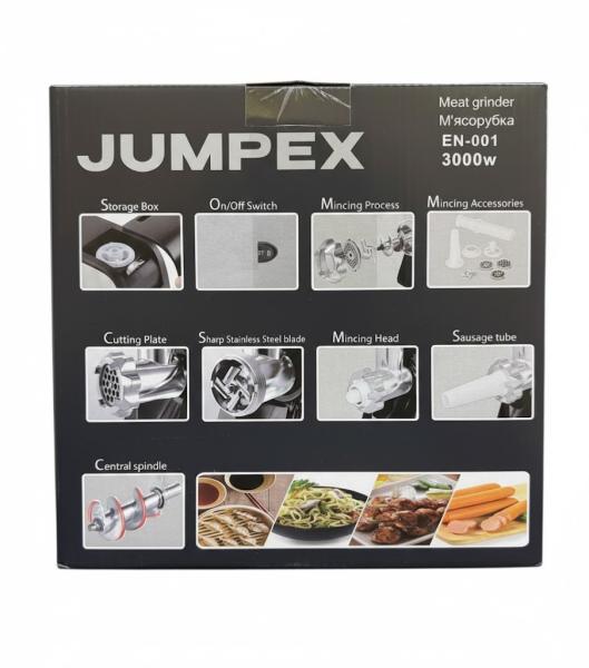 Фото Все для кухни Мясорубка 3 в 1 Jumpex Series Multi EN-001 3000 Вт (мясорубка + тёрка + шинковка)