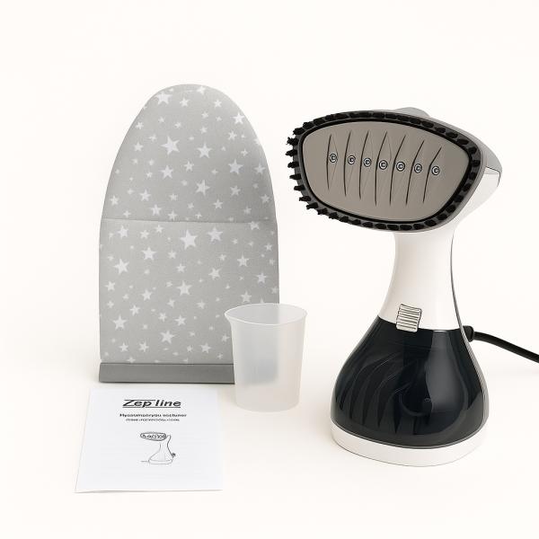 Фото Товары для дома и сада Ручной вертикальный пароутюг для дома и путешествий  серый Zepline ZP-210 3000 Вт, 0.4 л с перчаткой