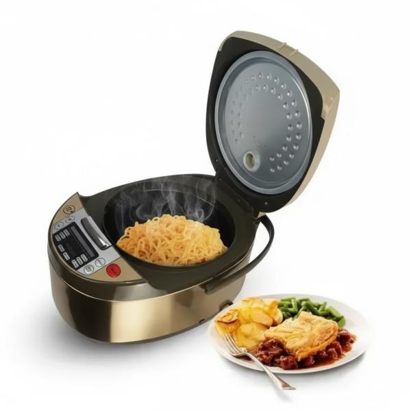 Фото  УЦЕНКА! Мультиварка Rainberg Rb-6207 С Фритюрницей, 12 Программ (Вмятина на корпусе 3137)