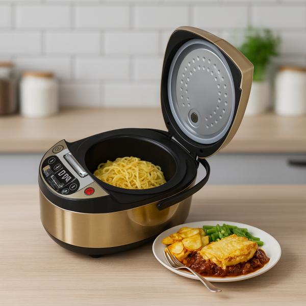 Фото  УЦЕНКА! Мультиварка Rainberg Rb-6207 С Фритюрницей, 12 Программ (Вмятина на корпусе 3137)