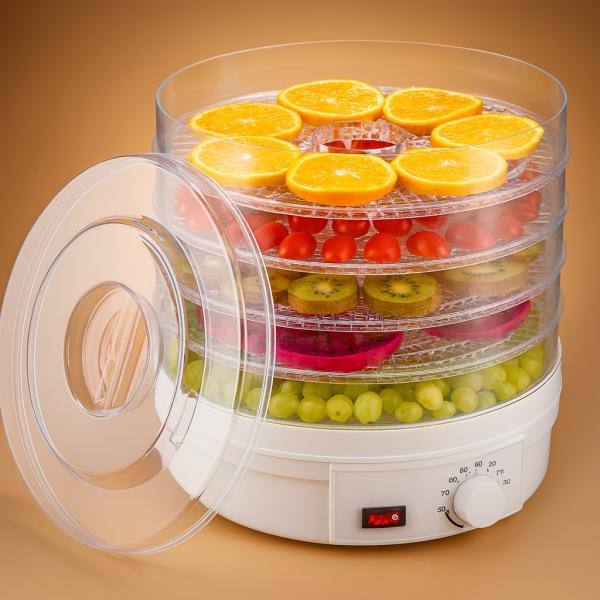 Фото  УЦЕНКА! Сушильный аппарат для фруктов, овощей, дегидратор Zepline 029 (Плохая упаковка, повреждена крышка 3148)
