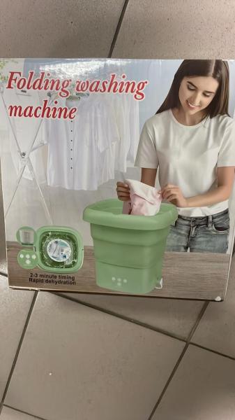Фото  УЦЕНКА! Складная стиральная машина Folding Washing Machine силиконовая складная (Плохая упаковка 3150)