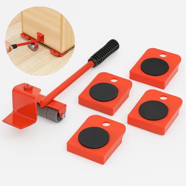 Фото  УЦЕНКА! Набор для перемещения мебели и тяжёлых предметов на колесах (Неполная комплектация 3174)