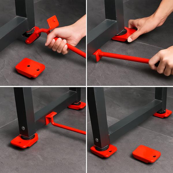 Фото  УЦЕНКА! Набор для перемещения мебели и тяжёлых предметов на колесах (Неполная комплектация 3174)