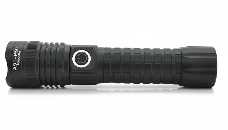 Фото Фонари, прожекторы, светильники Светодиодный фонарь BAILONG BL-A91-P50, суперяркий, ударо- и влагозащищённый, чёрный