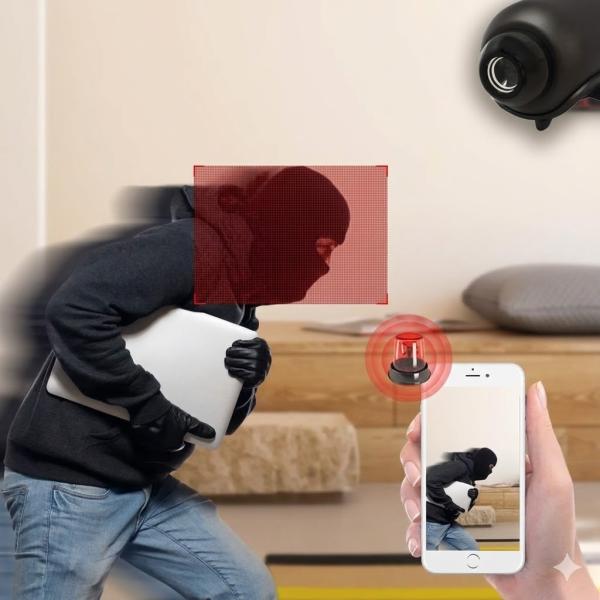 Фото Электроника Мини Wi-Fi камера видеонаблюдения X5 Mini с датчиком движения и ночной съёмкой 1080P