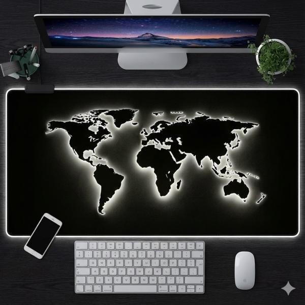 Фото Товары для дома и сада Игровой коврик для мыши, увеличенный размер, тканевая поверхность и нескользящая основа 80*30 см