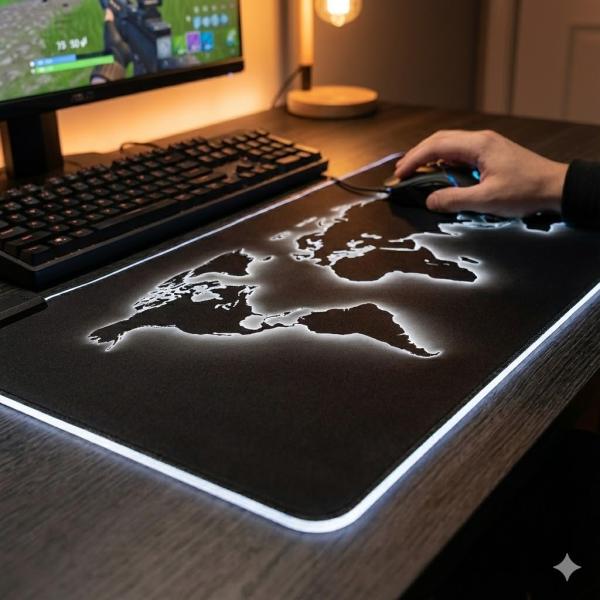 Фото Товары для дома и сада Игровой коврик для мыши, увеличенный размер, тканевая поверхность и нескользящая основа 80*30 см