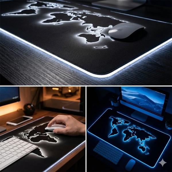 Фото Товары для дома и сада Игровой коврик для мыши, увеличенный размер, тканевая поверхность и нескользящая основа 80*30 см