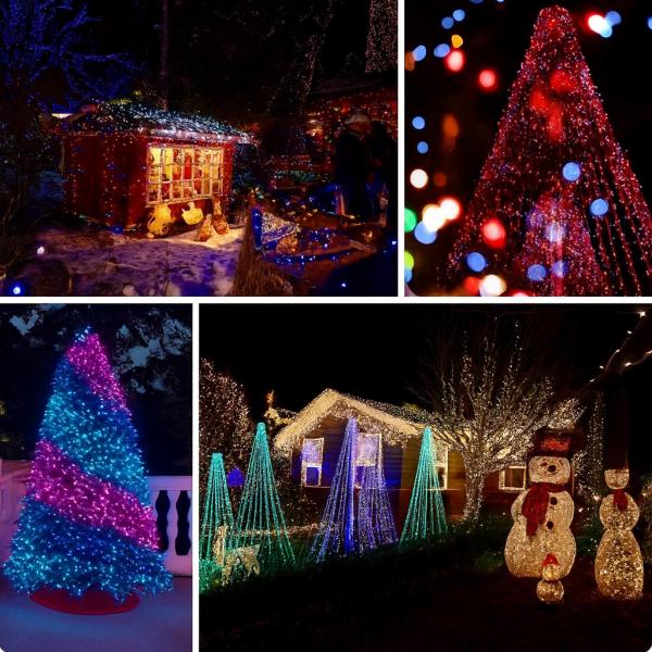 Фото  Уличные огни 3 м Smart Bluetooth – смарт светодиодная LED гирлянда RGB, музыкальная, USB, IP65